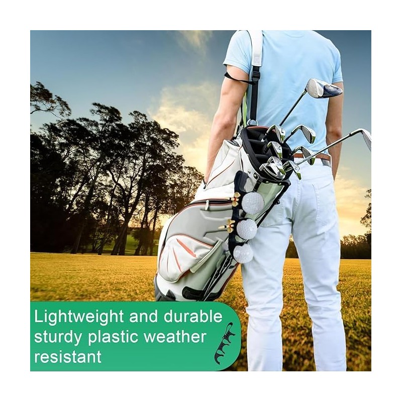 Crovakeu 2 - in - 1 Golf Ball Tee Holder