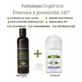Kit Desodorante Y Jabón Purif.axilas-elimina El Mal Olor Lav