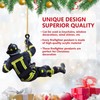 Pack of 4 Christmas Tree Fireman Acrylic Ornaments