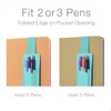 Adjustable Elastic Band Pen Holder, Pencil Holder, Pen Sleeve Pouch