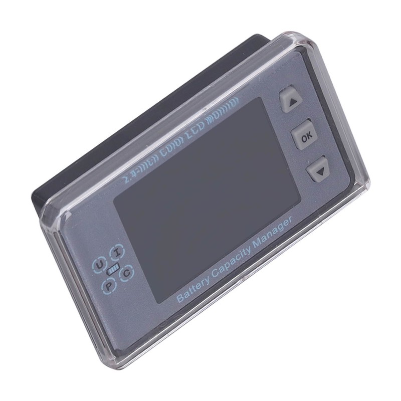 Voltmeter Coulometer Wireless Battery Capacity Manager Monitor with 2.4in Color