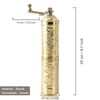 Glios Handmade Turkish Pepper & Coffee Grinder, Refillable Turkish Spice