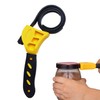 Rubber Strap Wrench, 600mm Adjustable for Plumbing & Oil Filter