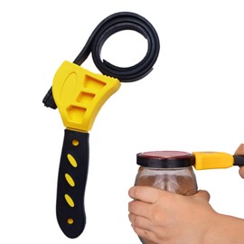 Rubber Strap Wrench, 600mm Adjustable for Plumbing & Oil Filter Removal, Heavy Duty Strap Wrench for Home & Automotive Use