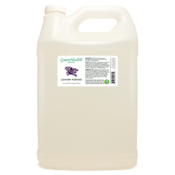 Lavender Hydrosol (Floral Water) - 1 Gallon Plastic Jug w/Cap - 100% pure (NOT OIL)