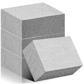 Pumice Stone for Pool, 4Pcs Gray Pumice Stone Pool Tile Cleaner for Swimming Pools Spa Tile Grout Concrete Rust Stains Cleaning