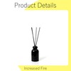 Increased Fire Black Oil Diffuser Sticks 50pcs 9in/23cm×0.118in/3mm Fragrance Refill