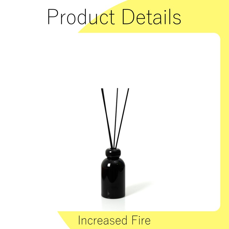 Increased Fire Black Oil Diffuser Sticks 50pcs 9in/23cm×0.118in/3mm Fragrance Refill