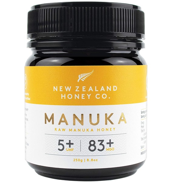 New Zealand Honey Co. Raw Manuka Honey UMF 5+ | MGO 83+, 8.8oz / 250g