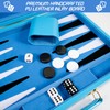 Froggod Travel Backgammon Sets for Adults – 15 Inch Premium