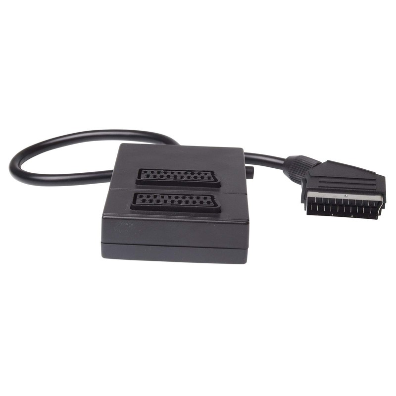 S/CONN Maximum Connectivity Scart Splitter Fully Connected Cable Splitter 2-Way