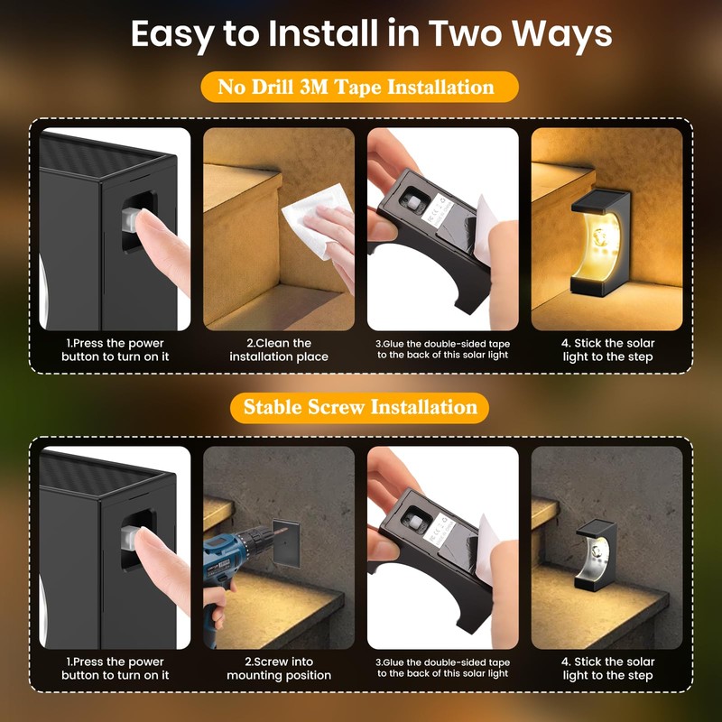 PAIRIER Outdoor Solar Lights