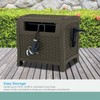 Suncast 175 ft. Wicker Style Resin Hose Hideaway with Hose