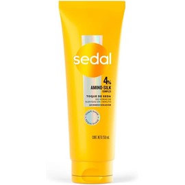 Sedal Acondicionador Toque de Seda, 4% Amino-Silk Complex. 100 h de Suavidad en 1 min*. Cabello 100% más Sedoso. Control del Frizz*, 250 mL