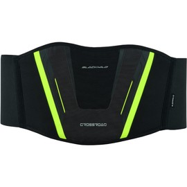 BLACKWILD Motorcycle Kidney Belt, Crossroad Kidney Belt, Motorcycle Men and Women, Black Yellow, Effective Stabilisation Kidney Warmer, Lumbar Support, Back Support Belt, black