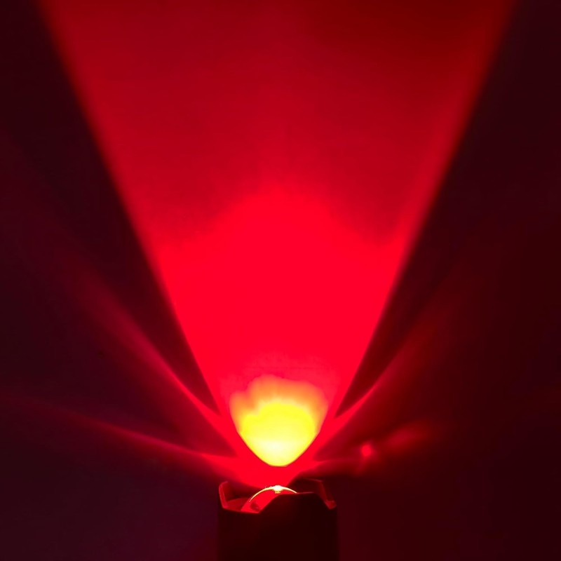 XINFEIBEI Mini Red Flashlight, Low-Lumen Compact Red Light Flashlight Portable