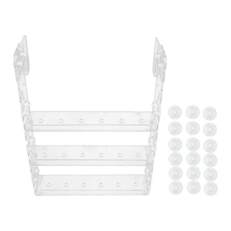Coral Frag Rack Clear Acrylic Vertical 3 Layer Hanging Coral