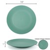 Homienly Wheat Straw Dinner Plates Set of 8, 10 Inch,