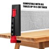 GOMETY Table Tennis Net, Extendable Mobile Table Tennis Net, Portable