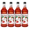 Monin Flavored Syrup, Wild Strawberry, 33.8-Ounce Plastic Bottle (Pack of