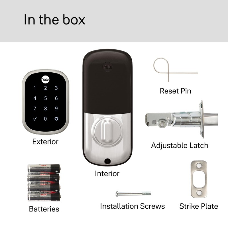 Yale Security Keyless Entry Touchscreen Deadbolt - Unlock Using Your