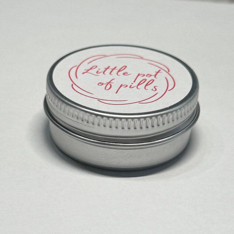 Mini travel tin for medication/supplements/vitamins etc. | perfect on the