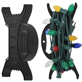Amyhill 5 Pcs Christmas Light Storage Holder All Purpose Light Cord Wind up Storage Organizer for Christmas Tree Lights Garland Beads Extension Cord