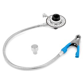 QWORK® 1/2 Inch Torque Angle Gauge with Magnetic Arm and Claw Arm Rotary Protractor Clip Arm Torque Wrench