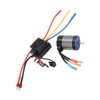 3650 4300KV No Sense Brushless Motor with 60A Waterproof ESC
