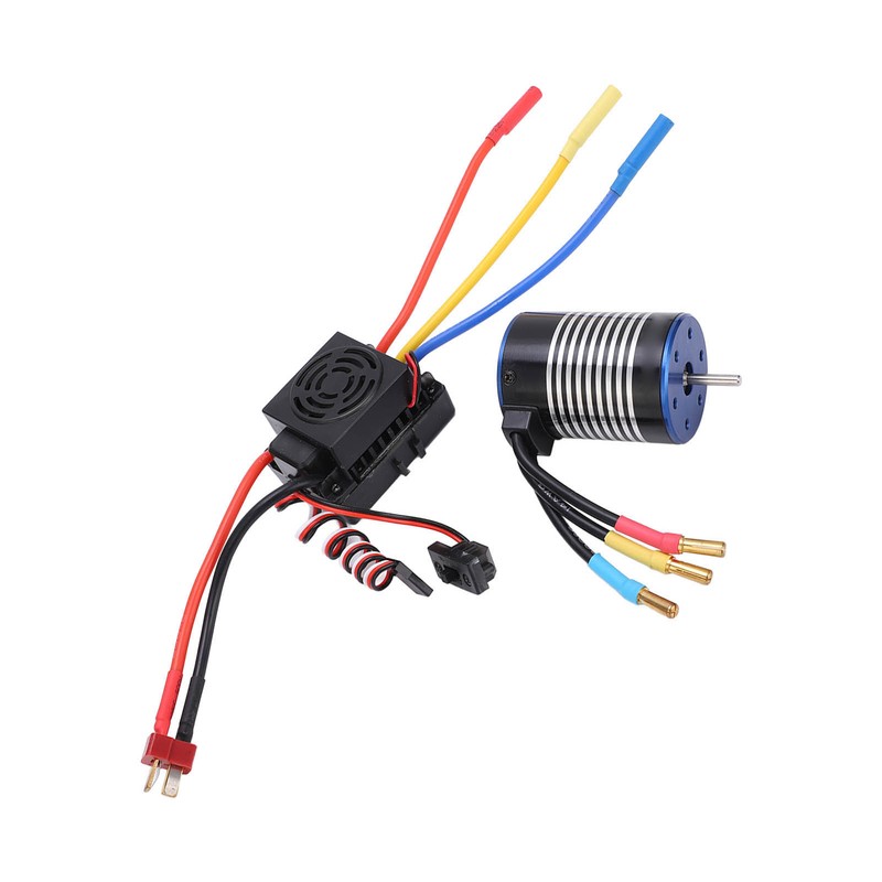 3650 4300KV No Sense Brushless Motor with 60A Waterproof ESC