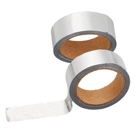 GLADFRESIT Silvery Foil Washi Tape Solid,Decorative Masking Tape for DIY Crafts and Gift Wrapping