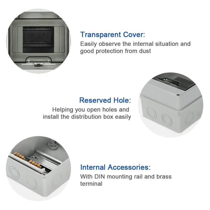Surface-Mounted Distribution Box, Fuse Box, Small Distribution Box, Rn 5
