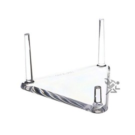 OnFireGuy Mineral Fossil Geode Display Stand 2.5" Triangle with Half Height 3 Peg, 3 Pack