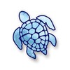 Vinyl Junkie Graphics Sea Turtle Decal/Sticker (ice)