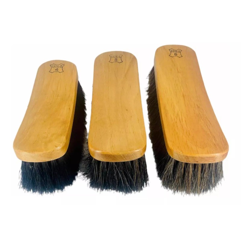 Lux-z Cepillos Finos De Cedro Para Bolear Calzado Pack De