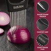 AOYYUBK 304 Stainless Steel Onion Holder & Slicer - Multi-Fruit