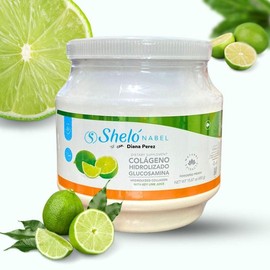 Sheló Nabel Limón Flavored Collagen Powder for Skin, Hair & Nail Care, Gluten-Free - 1 Pack - Supplement, Edible