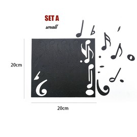 lovielf Music Theme Magnetic Music Note Symbol for Whiteboard for Teacher, Education (Set A)