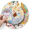 50pcs Teddy Dog Stickers for Bike,Suitcase,Skateboard,Notebook,Scrapbook,Water Bottle,Laptop, Bumper,Cartoon Cute Animal