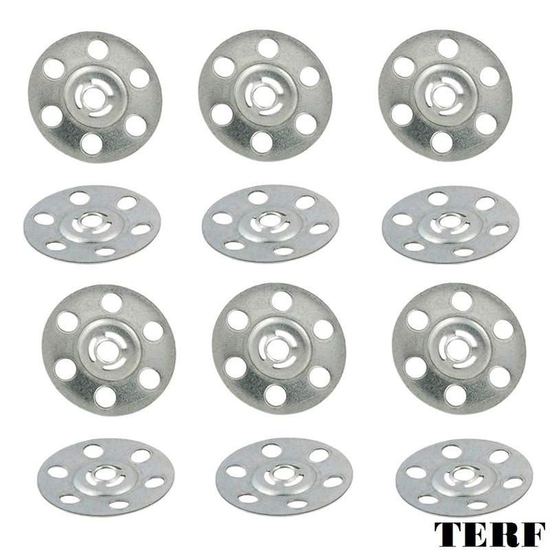 TERF® 35mm Metal Insulation Fixing Discs 35mm (1.37 inch) Metal
