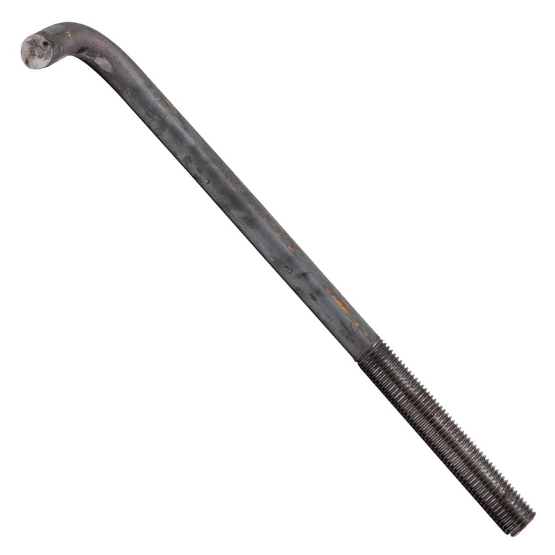 1"-8 x 18" L-Bolt Concrete Anchor Bolt - Plain Finish