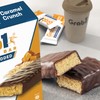 Grab1 Sugar Free Protein Bars, Caramel Crunch (3 Pack- 12