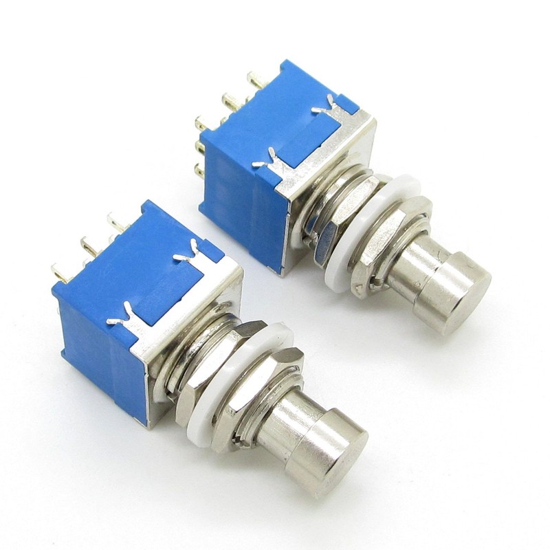 Electric Guitar 3PDT 9 Pins Effects Stomp Foot Pedal Switch