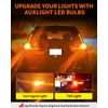 AUXLIGHT 1156 LED Bulbs 54-SMD 300% Super Bright BA15S 7506