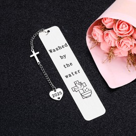 Baptism Gifts for Girls, Religious Christian Bookmarks for Women Men, Confirmation Catholic Gifts for Women, First Communion Gifts for Girls, Faith Based Gifts, Stocking Stuffers for Teen Girl Boy