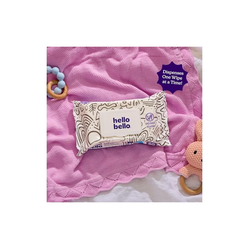 Hello Bello Premium Wipes for Sensitive Skin - Chamomile &
