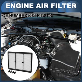 INFINAUTO Engine Air Filter Engine Air Filter No.28113G2100 for Kia Niro 1.6L 2017-2022 Long Life