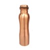 Rastogi Handicrafts Pure copper Joint Less Plain Bottle New Shape