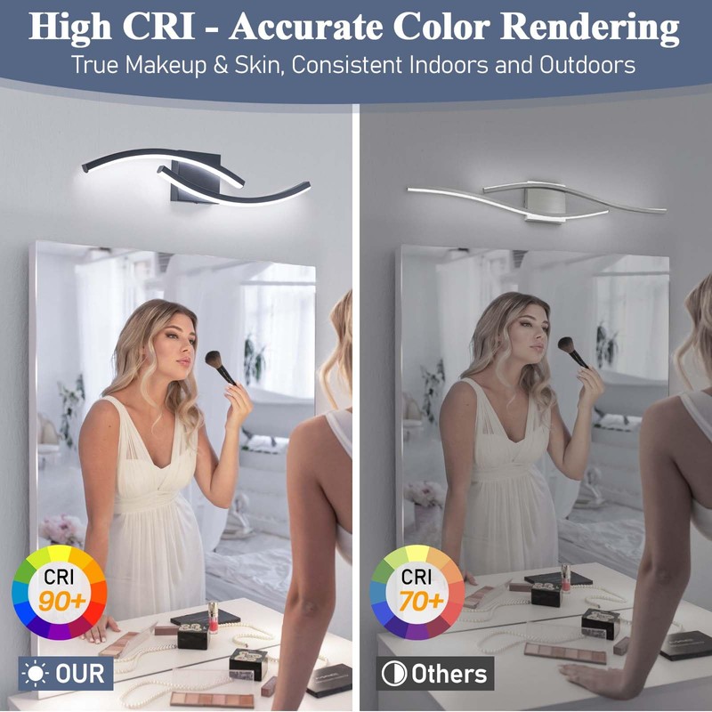HLILCEH 23.62 inch Vanity Light for Bathroom Lighting Fixtures Over