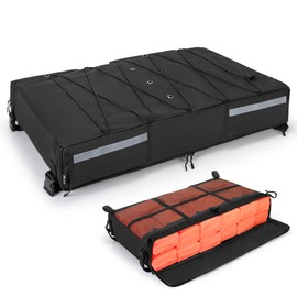 Fasrom T-top Storage Bag for Boat Life Jackets, Holds up to 6 Type II Life Jackets, Black (NOT INCLUDES LIFE JACKETS)